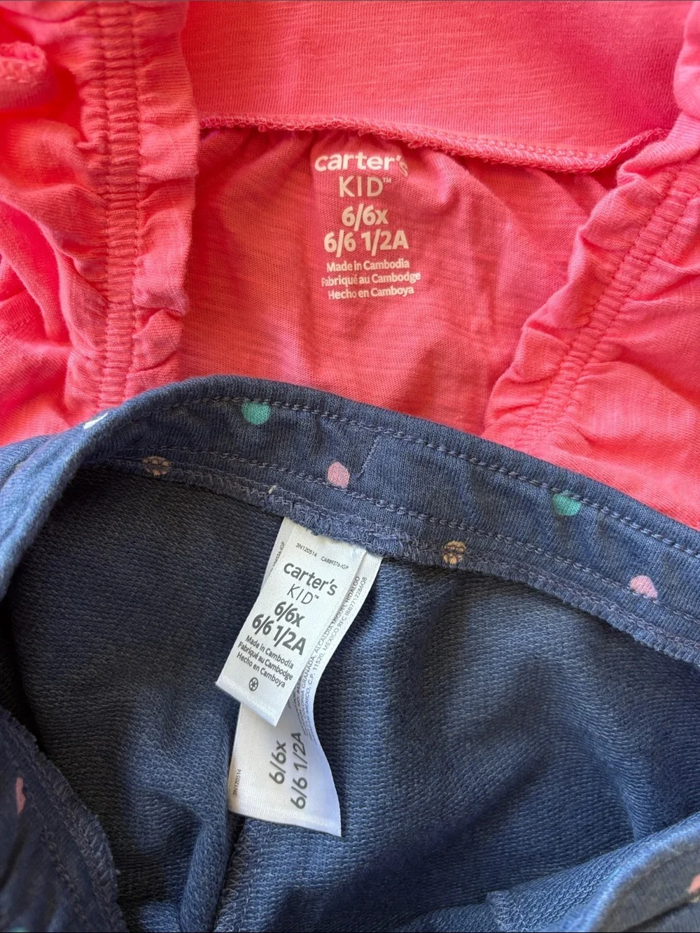 NWT Carter’s two piece set size 6/6x